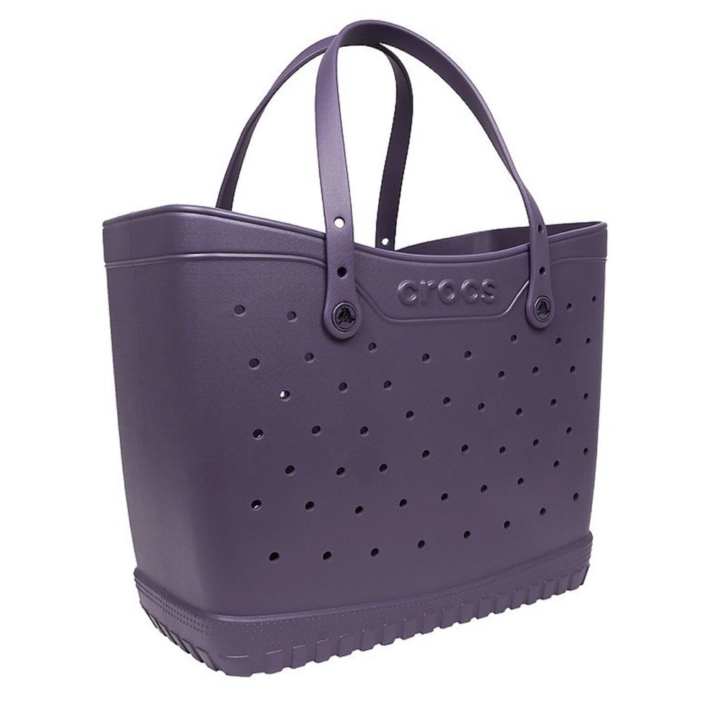 CROCS Large Tote Bag - deep purple - NWT